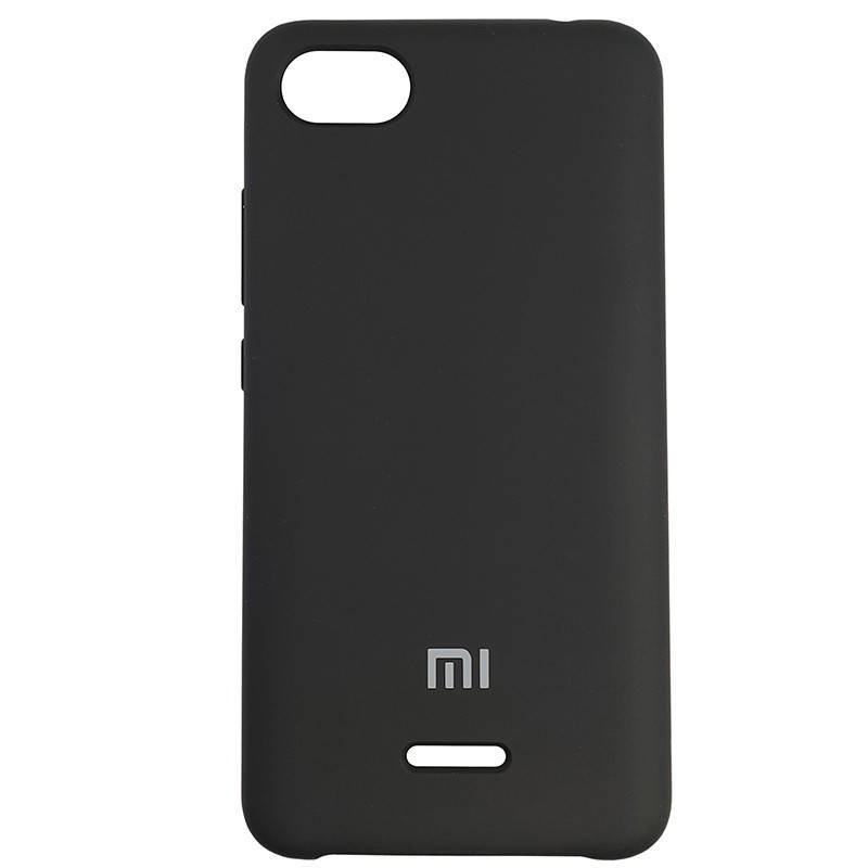 

Чохол Silicone Case for Xiaomi Redmi 6A Black (18), Черный