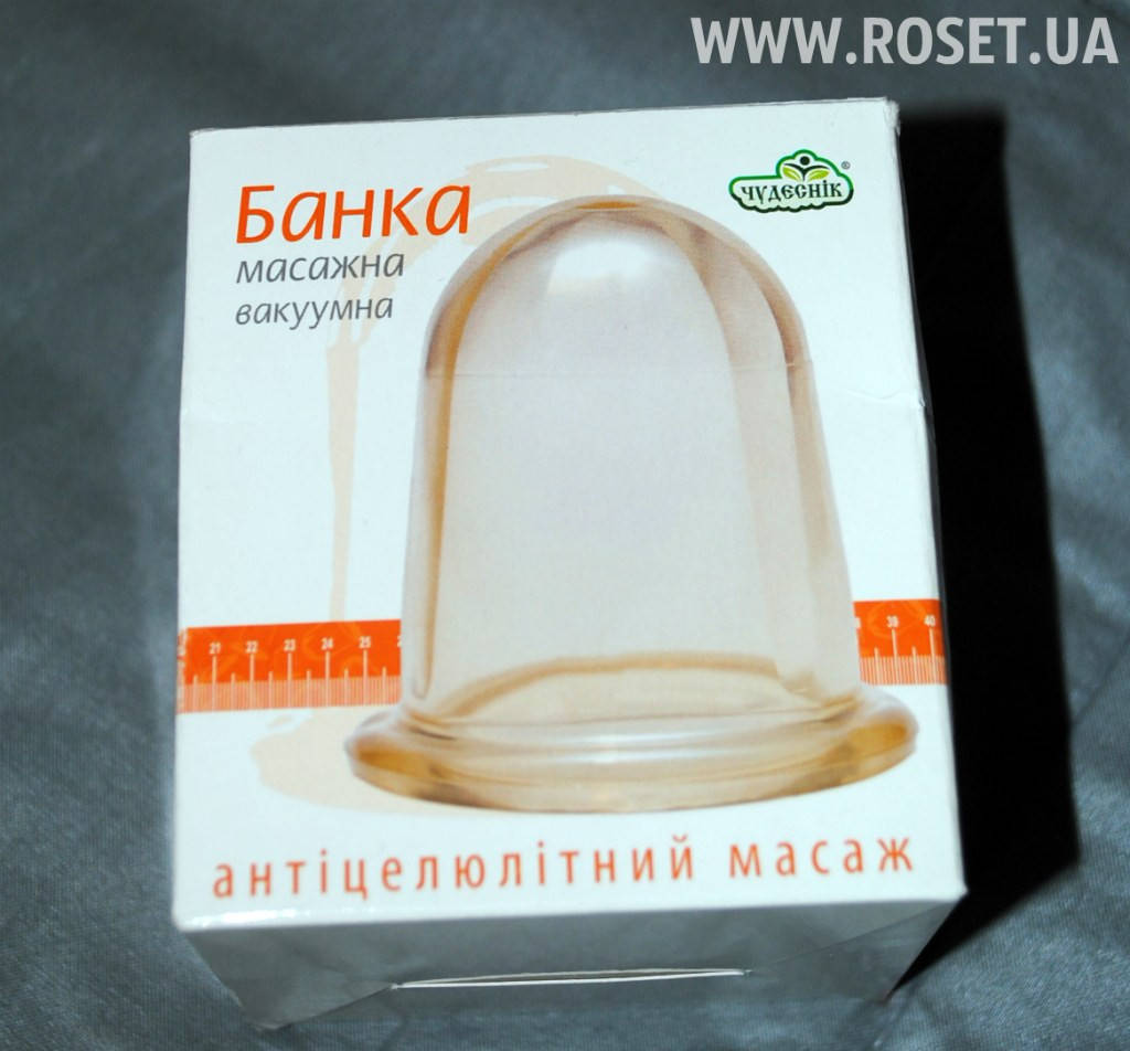 

Массажная вакуумная банка для антицеллюлитного массажа Чудеснiк