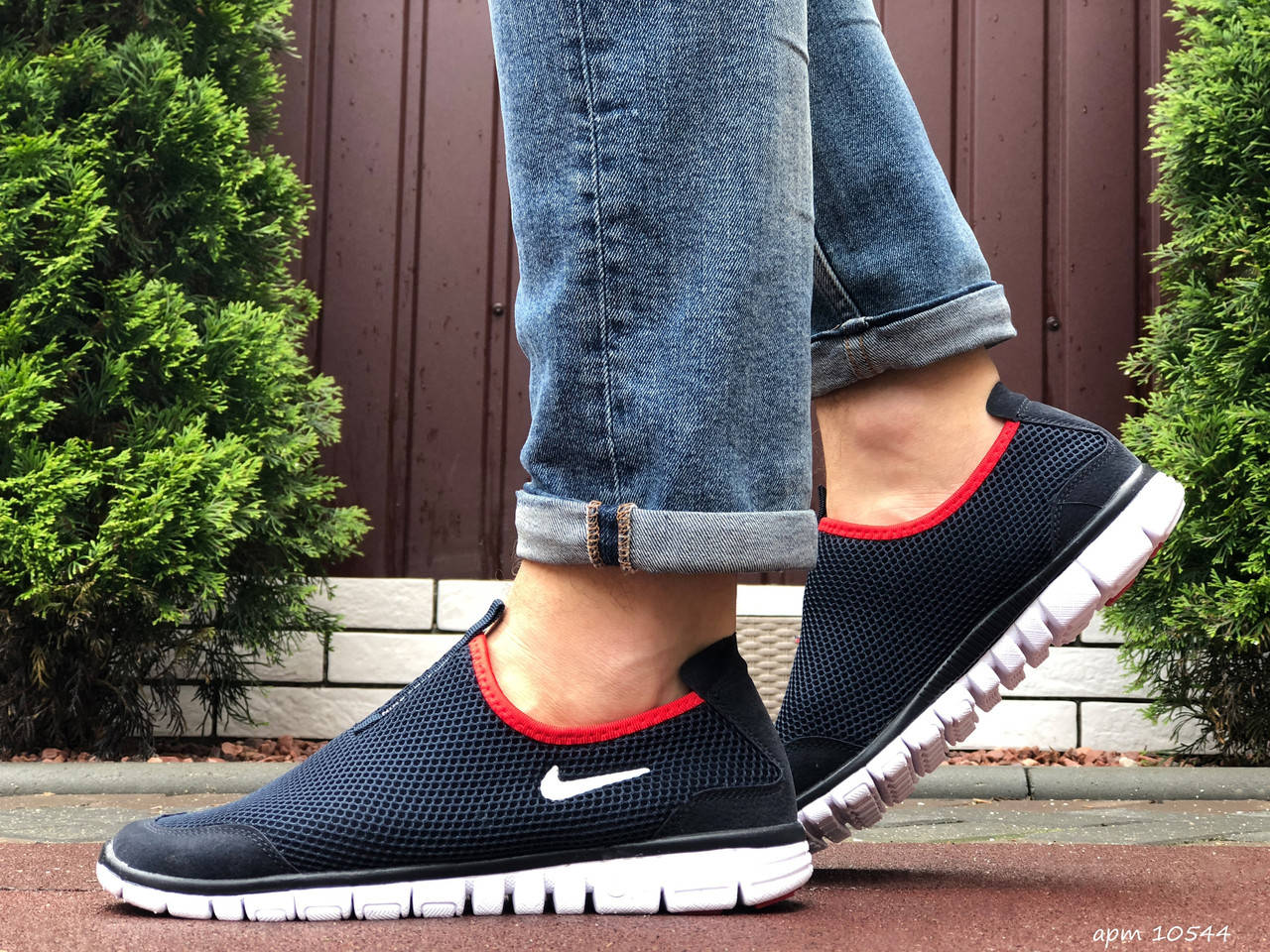 

Мужские кроссовки Nike Free Run 3.0 темно синие мужские кроссовки Найк, Черный