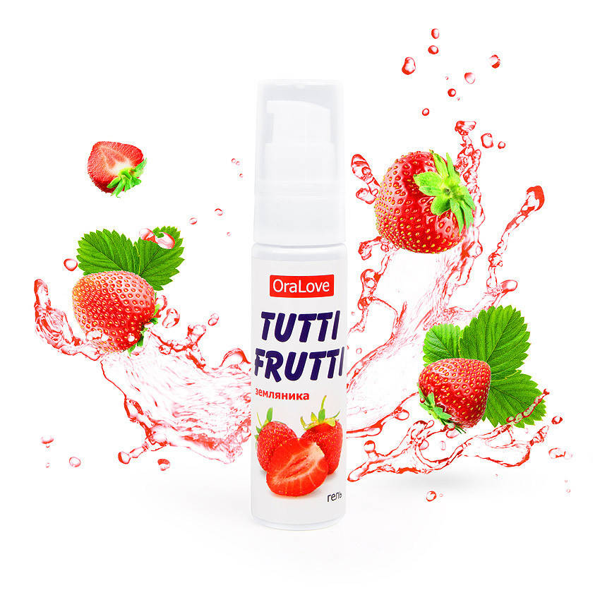 

Гель "Tutti-frutti земляника" серии "oralove"