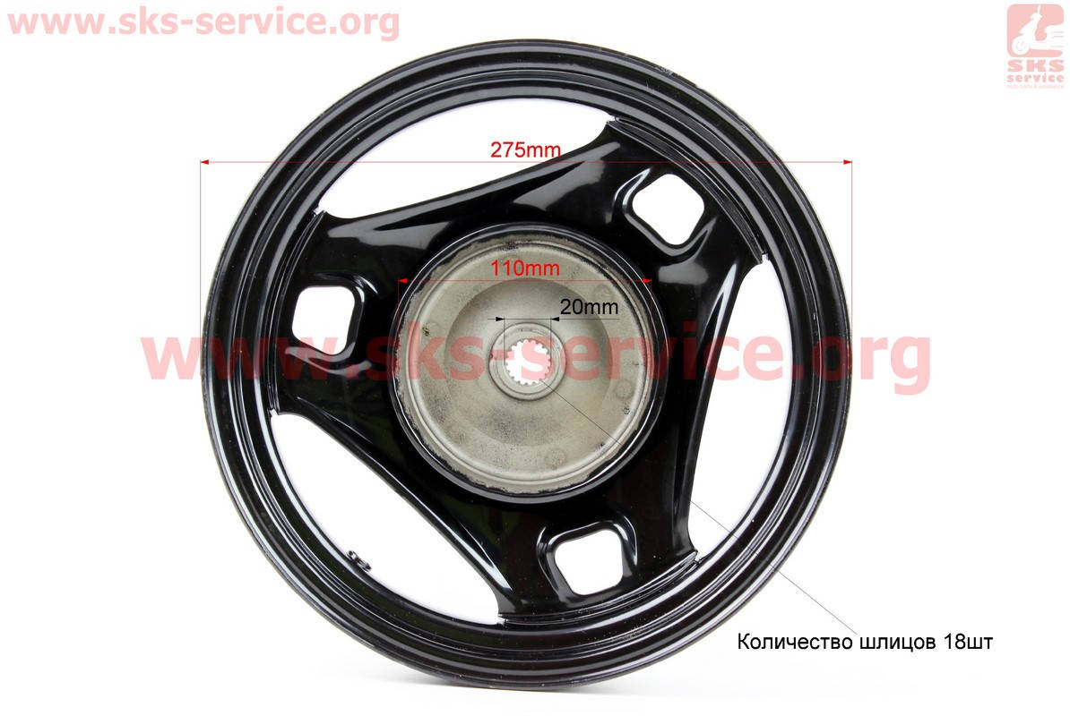 

Диск колесный задний стальной на Suzuki AD100