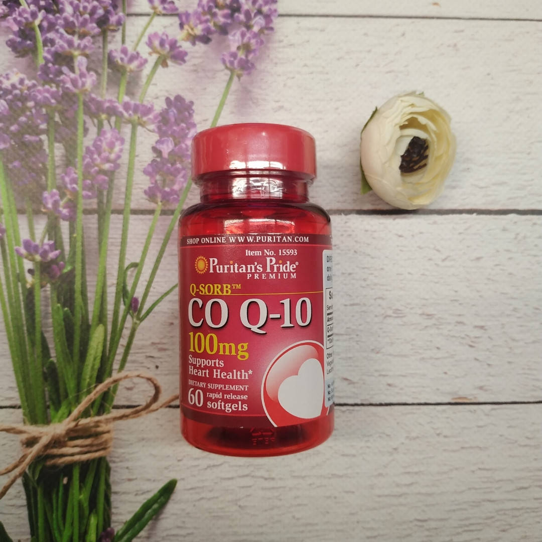 

Puritan's pride Q-SORB™ Co Q-10 100 mg 60 Rapid Release Softgels коензим