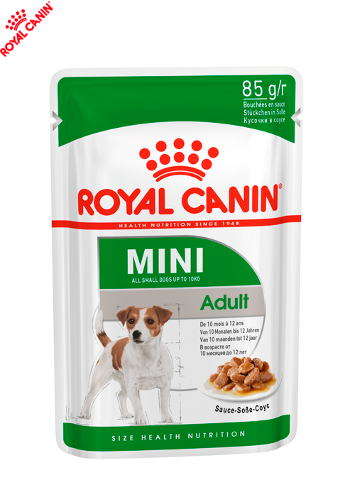 

Royal Canin (Роял Канин) Mini Adult - консервы для взрослых собак мелких пород (вес взрослой собаки до 10 кг)