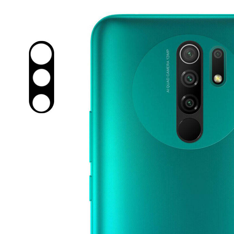 

Гибкое защитное стекло на Xiaomi Redmi 9 для камеры 0.18mm, Черный
