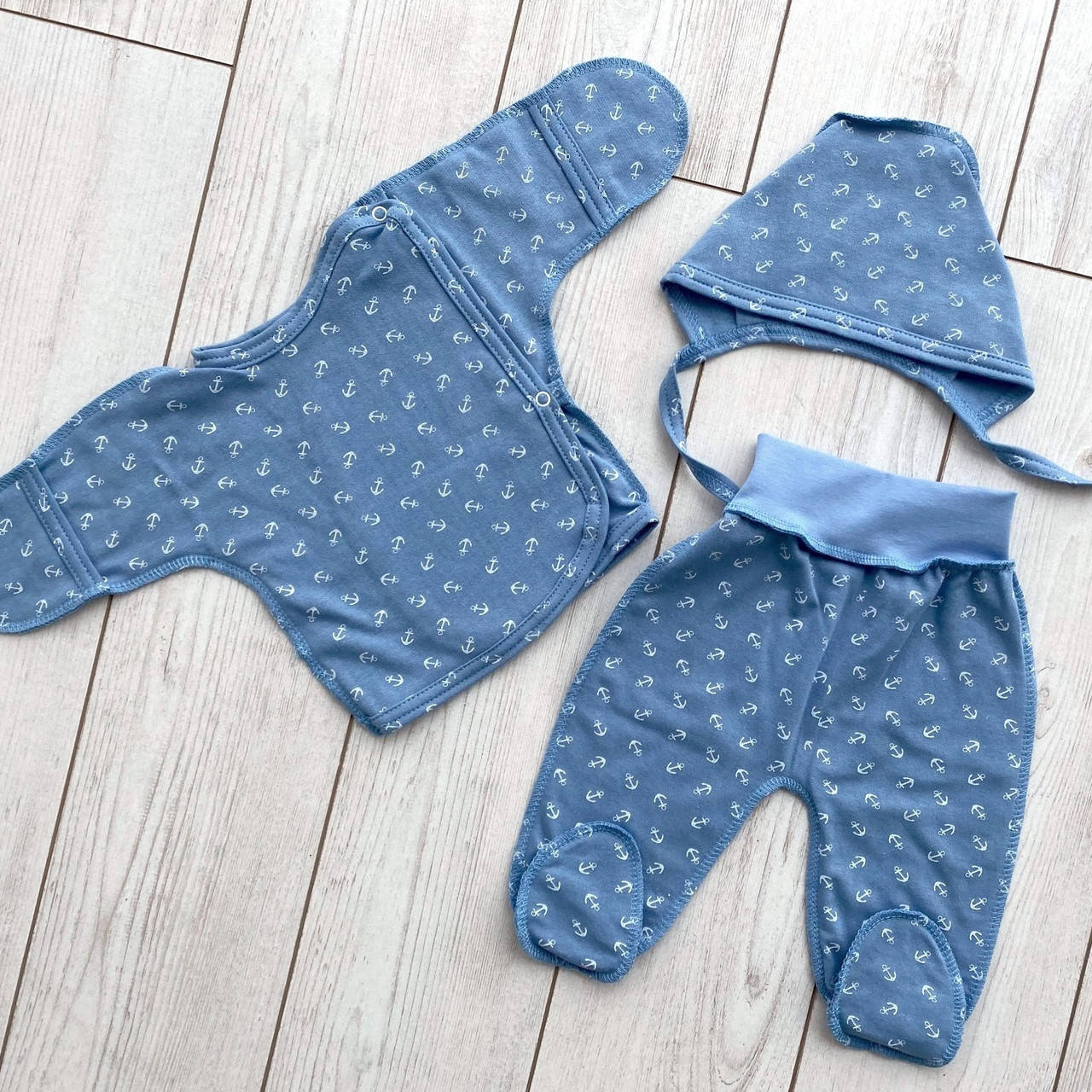 

Тёплый комплект Якорь (голубой)*