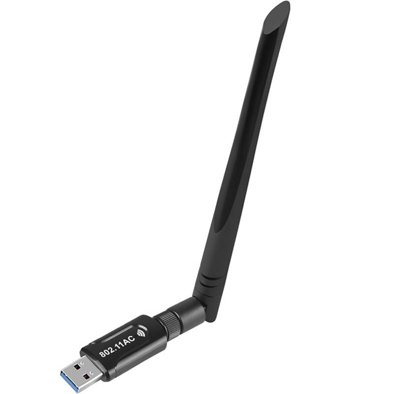 

Двухдиапазонный Wi-Fi адаптер U&P G42 AC1200 2.4/5GHz Black (HG-G42-BK)