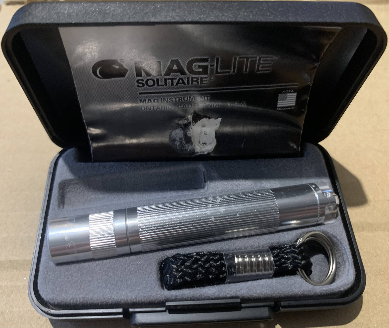 

Фонарь Maglite Solitaire на 1 батарейку ААА уценка