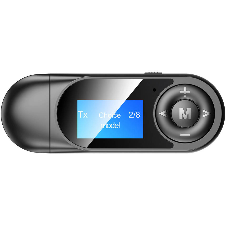 

Аудио адаптер Bluetooth 5.0 с дисплеем U&P T13 Black (HG-T13-BK)