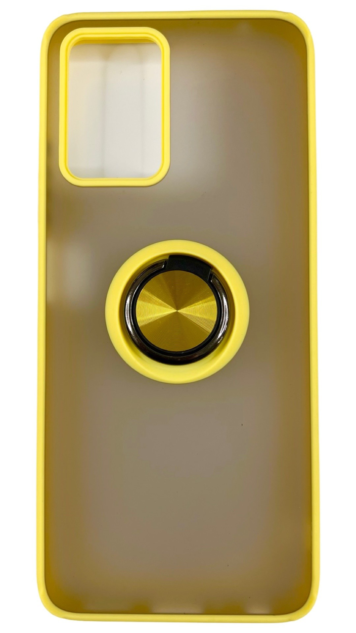 

TPU чехол накладка Matte Ring Magnit для ZTE Blade V30 Vita (на зте блейд в30 вита) желтый, Разные цвета