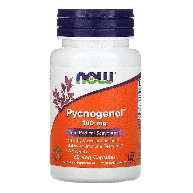 

Now Foods Pycnogenol 100 mg 60 капсул