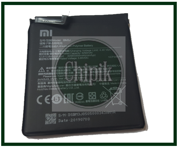 

Аккумулятор для Xiaomi (Model: BM3J) Mi 8 Lite