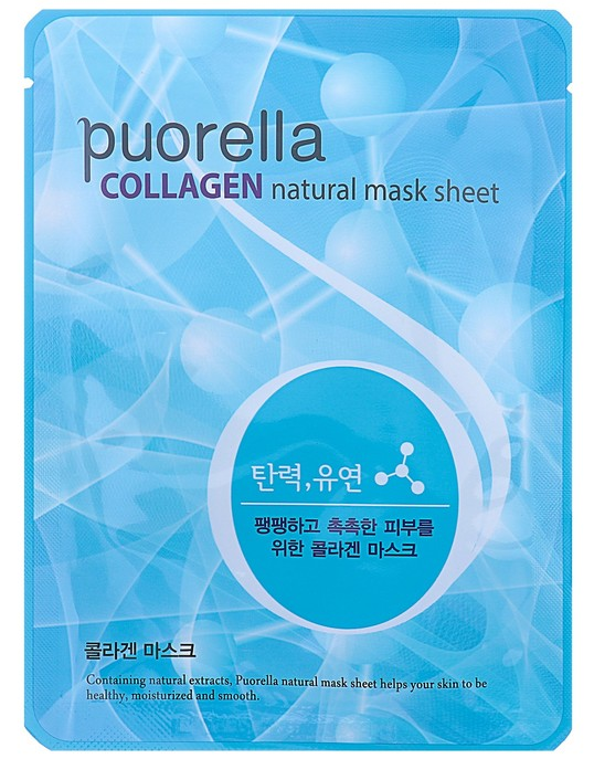 

Укрепляющая тканевая маска для лица Puorella Spunlace Masks Коллаген 20 мл