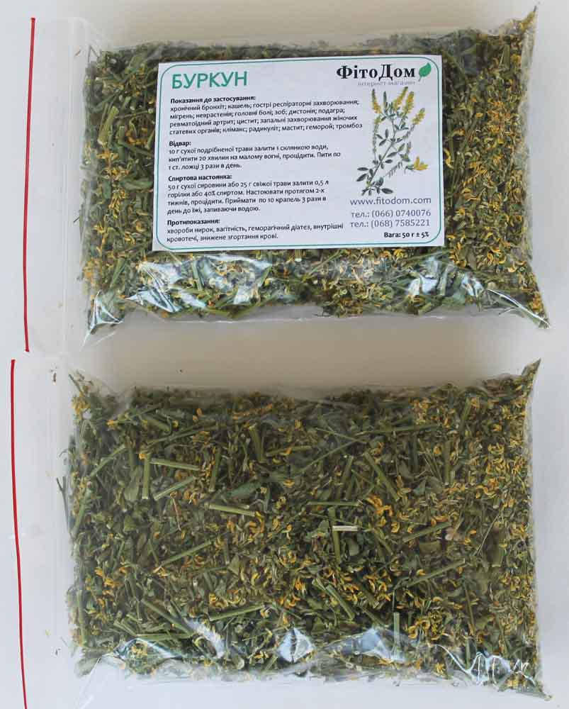 

Донник лекарственный (буркун), 50 гр