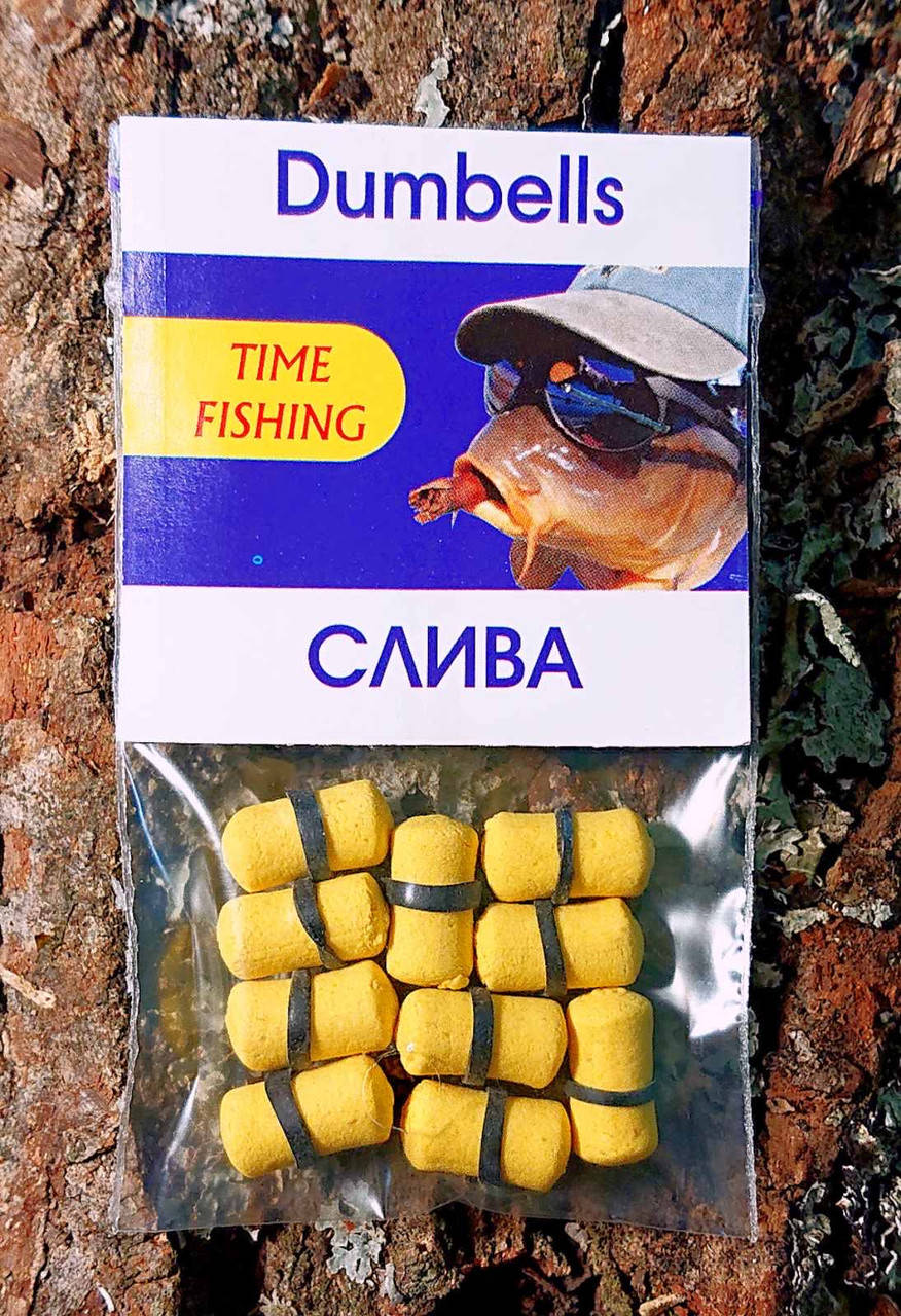 

Мини-бойлы TimeFishing dumbells Слива 7*14 (10шт.)