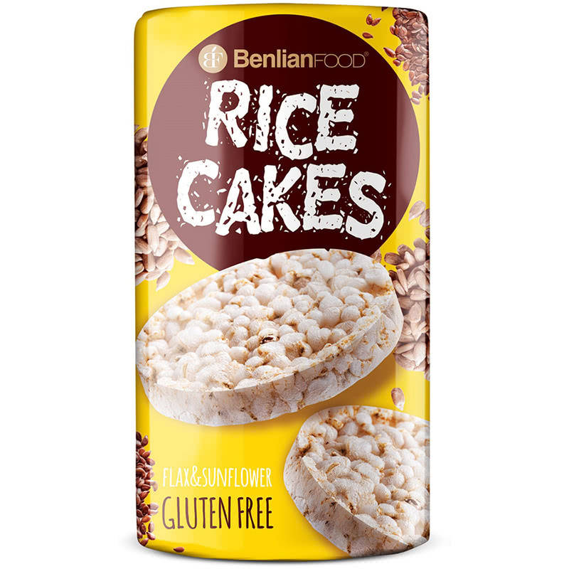 

Хлебцы рисовые безглютеновые с леном и подсолнечником Benlian Rice Cakes 100 г.