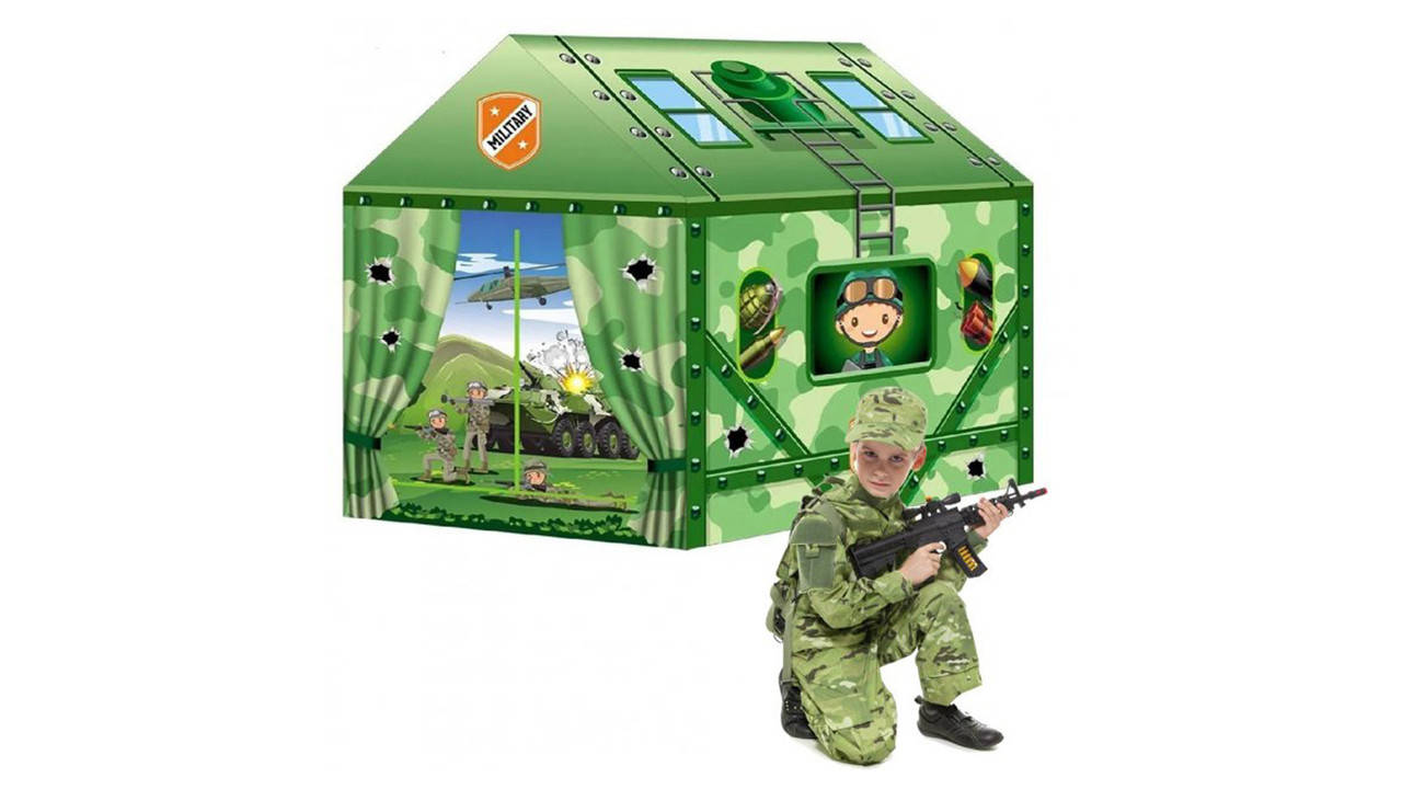

Детская палатка водонепроницаемая, Военная база для мальчиков Military House