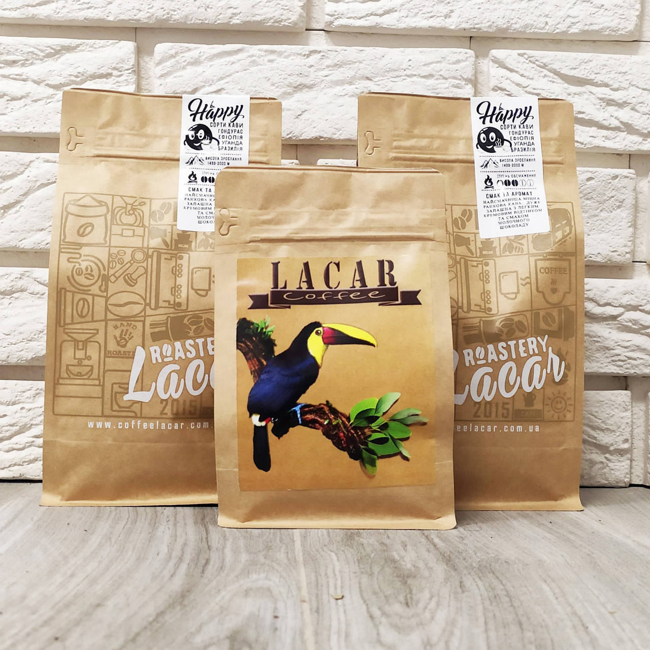 

Кава в зернах LACAR HAPPY 1 КГ
