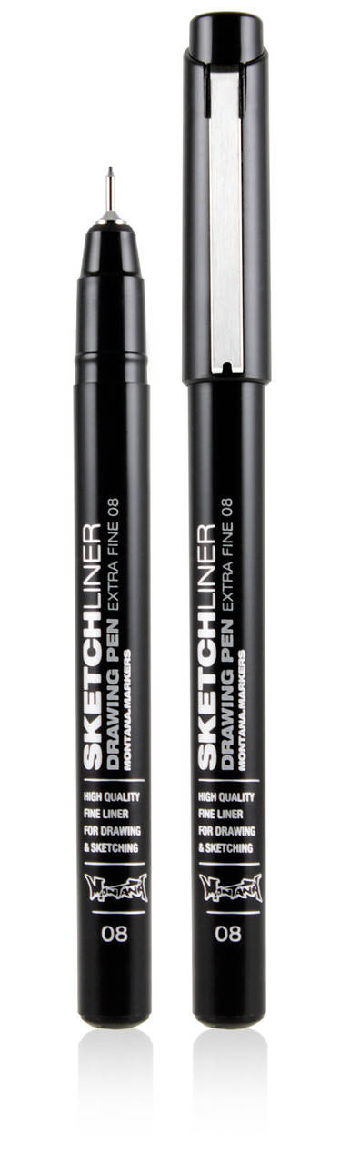 

Маркер для эскизов (лайнер) Montana SketchLiner, 0.8 мм Черный