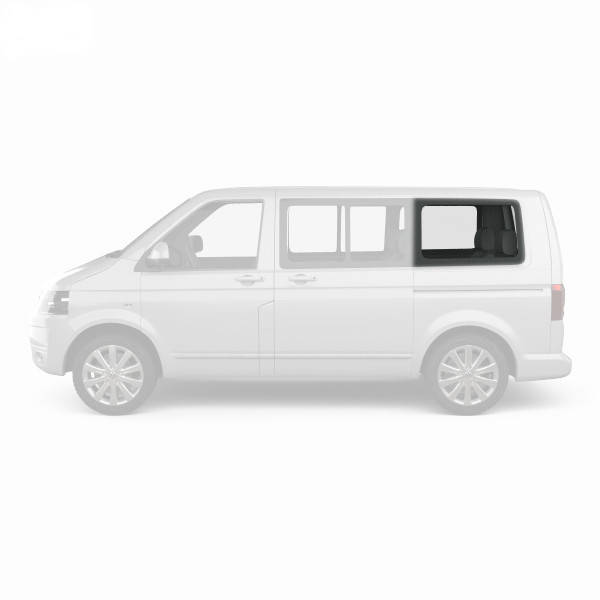 

Боковое стекло VW T5 (03-) Заднее салонное Левое на Короткую базу (Фольксваген Т5), Зелёный
