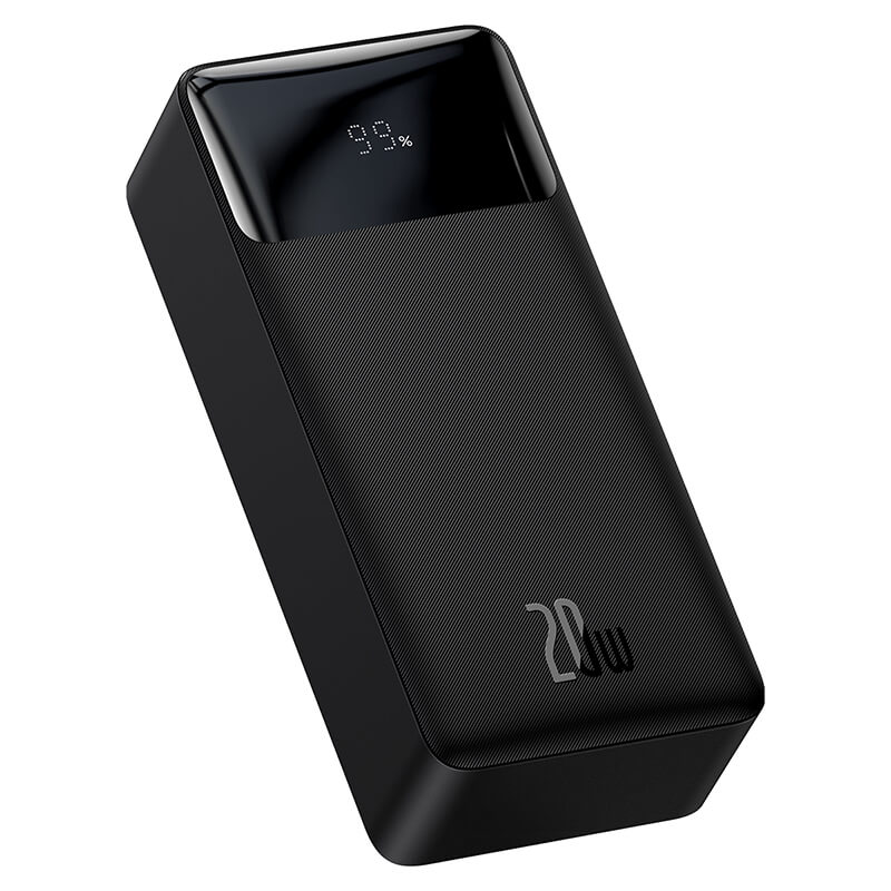 

PowerBank з швидкою зарядкою BASEUS Bipow 30000mAh |2USB/1Type-C, PD/QC, 20W, 3A| Чорний PPDML-N01