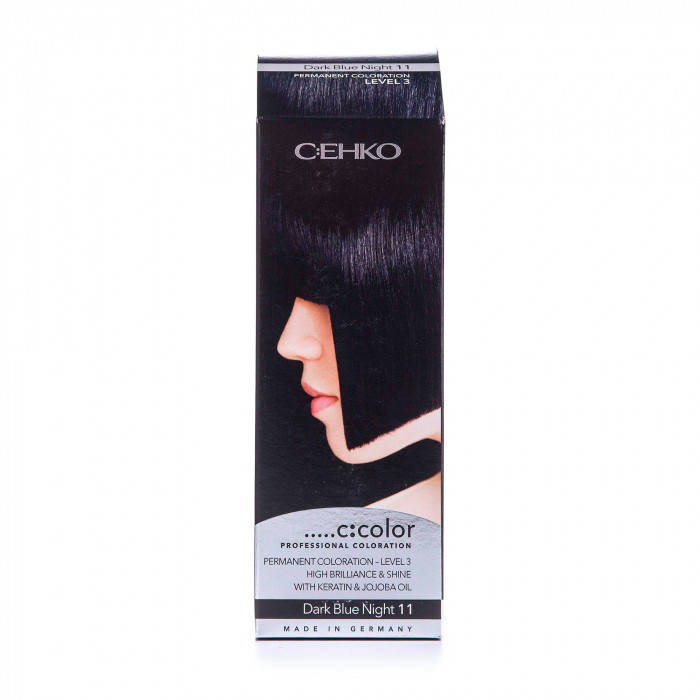 

Стойкая крем-краска для волос C:EHKO C:COLOR Professional Coloration тон 11 Синяя ночь