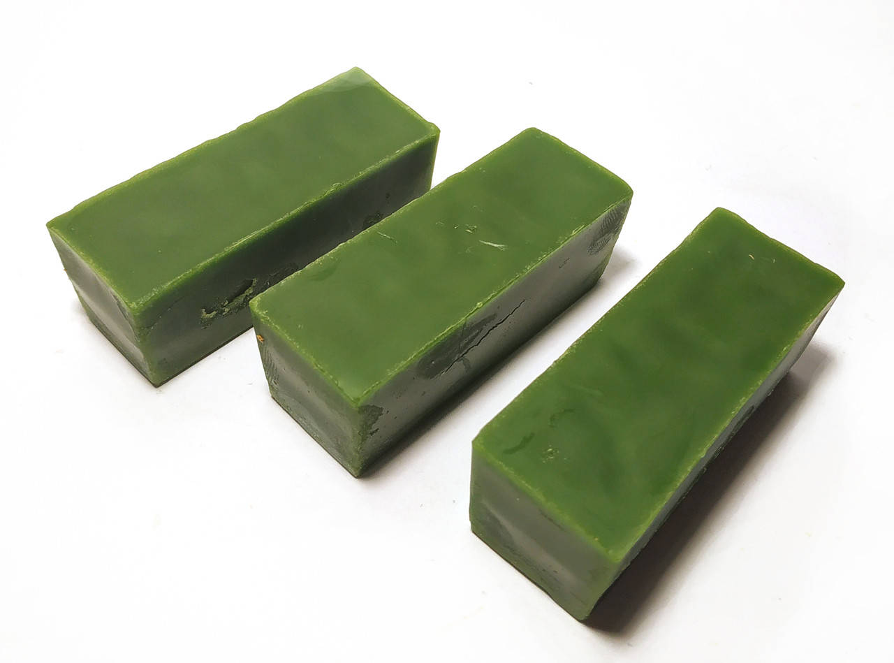 

Цветной зеленый пчелиный воск для изготовления свечей, росписи писанок. Цена за 100 грамм.