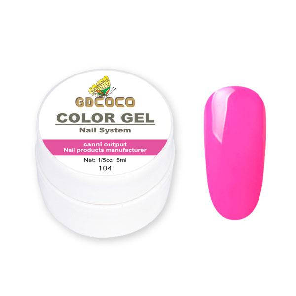 

Гель-краска GD Сосо Color Gel 104 ярко-розовый 5 ml