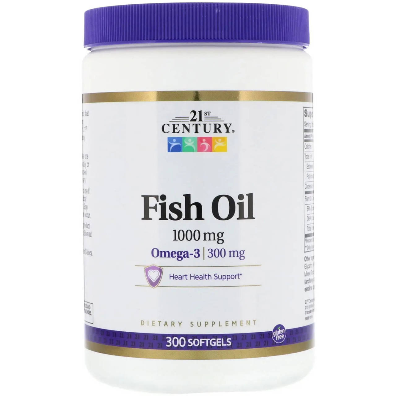 

Рыбий жир 21st Century США Omega 3 1000 mg 300 капс