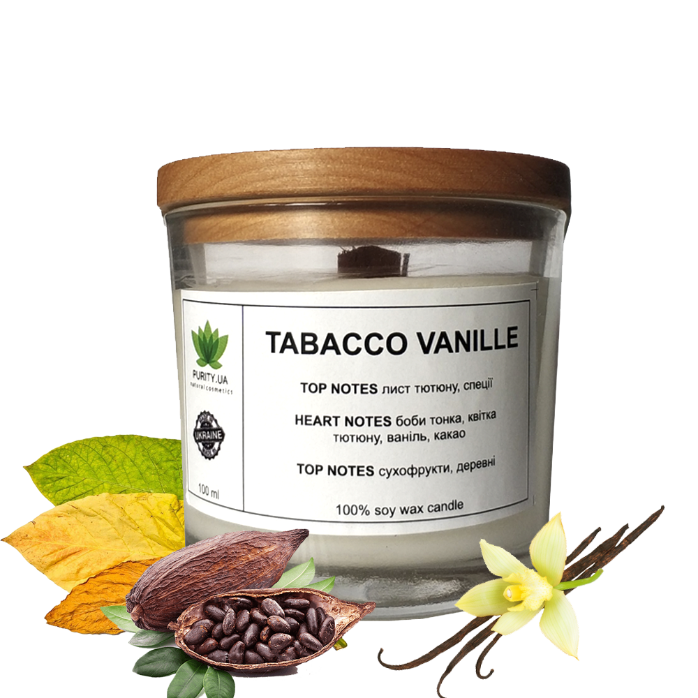 

Аромасвеча Purity Tabacco Vanilla 60 грамм