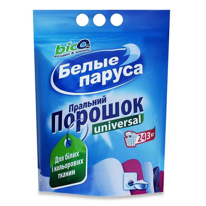 

Стиральный порошок универсальный «Белые паруса» UNIVERSAL 3 кг