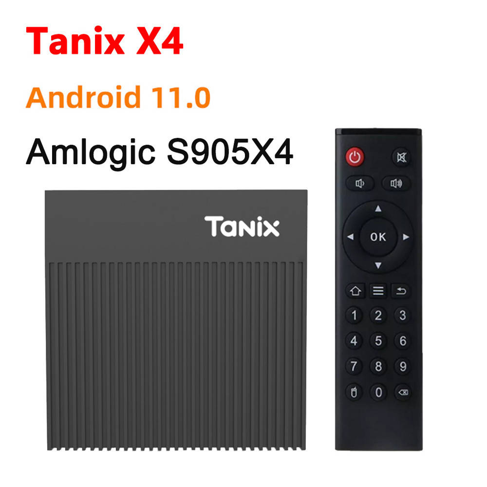 

⫸SmartTV TANIX X4 4/32 S905x4 СмартТВ Приставка box Android 11