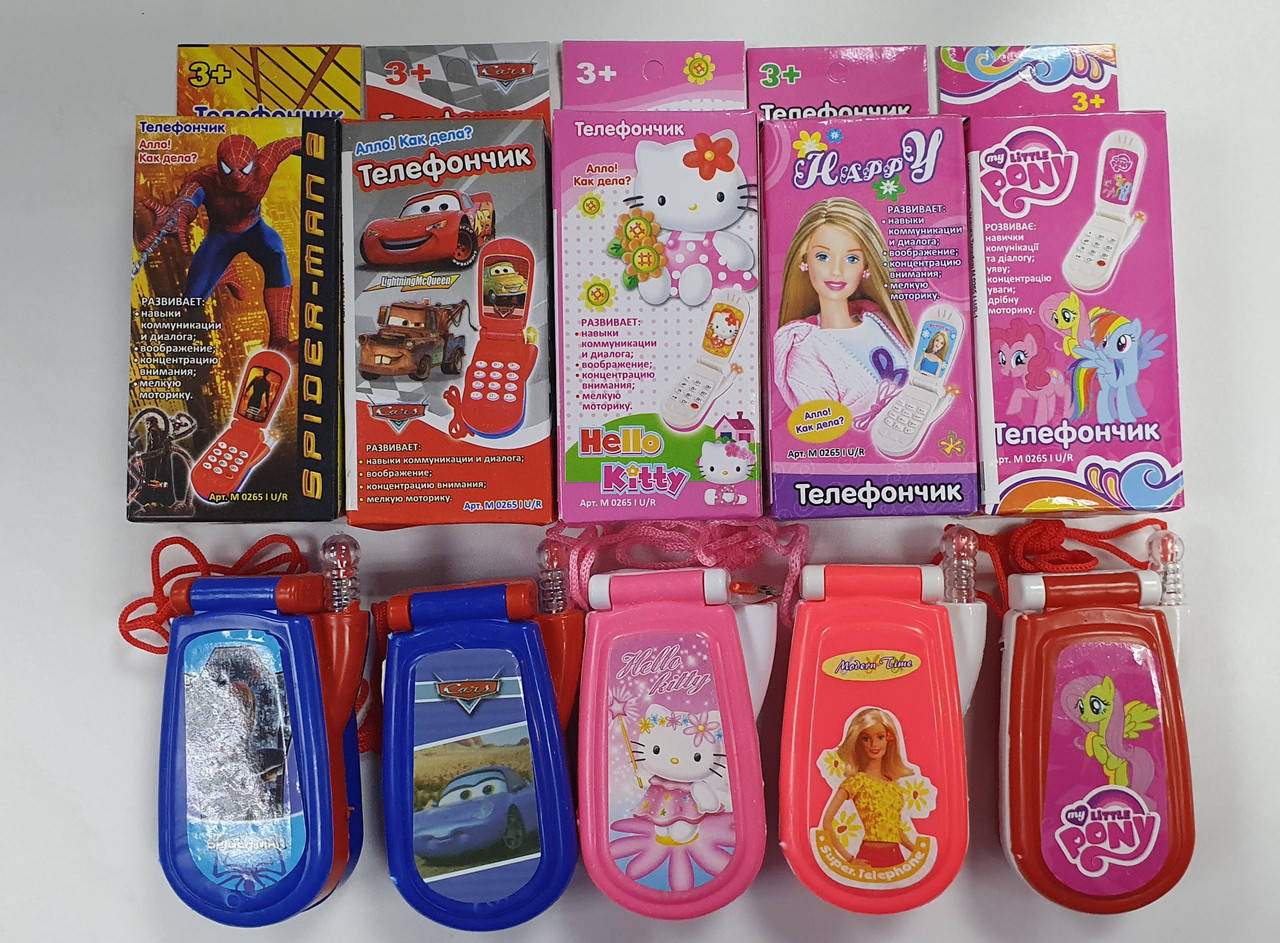 

Детский телефон раскладушка супергерои музыкальный