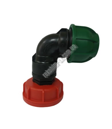 

Переходник dn50 - труба 32мм, "угловая"