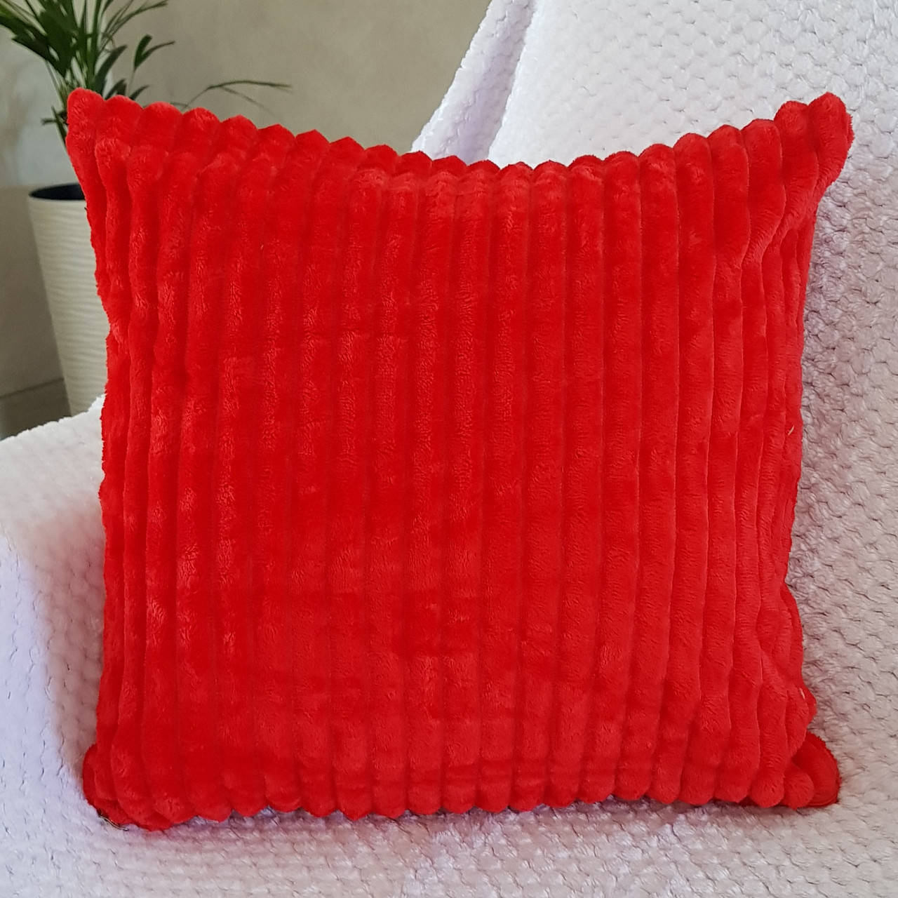 

Меховая наволочка (ШАРПЕЙ) 40х40 Красный