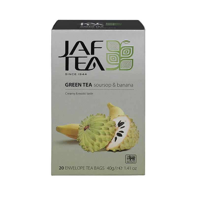 

Чай зеленый Саусеп и банан Jaf Tea пакетированный 20*2г