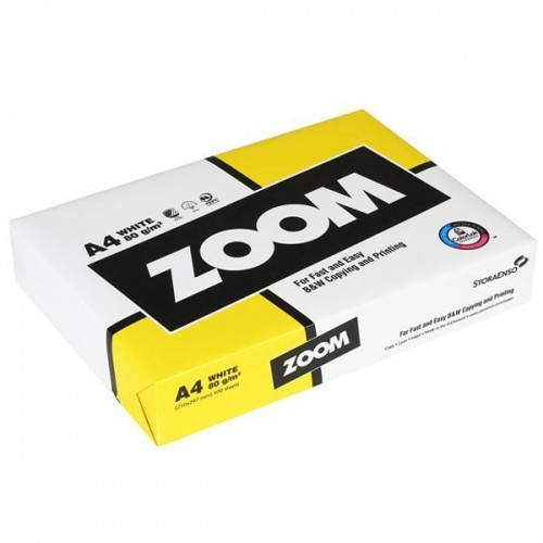 

/Бумага ZOOM A4 класс С 80г/м 500л, Белый