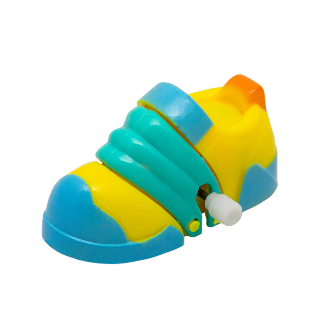 

Игрушка заводная - ботиночек Aohua, 6,5x3x3,5 см, синий, желтый, пластик (8026A-3-3)