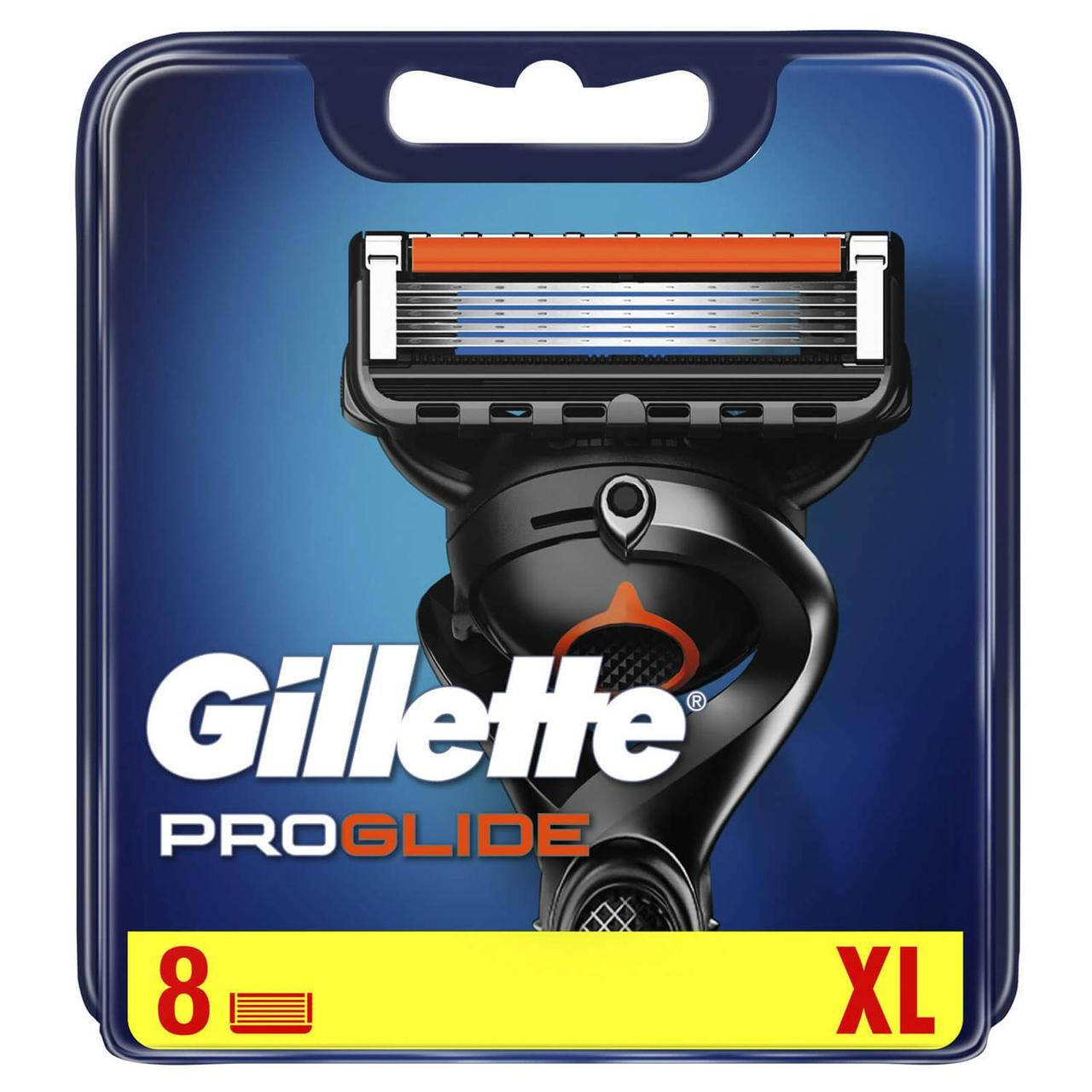 

Запасные кассеты Gillette Fusion Proglide 8 шт, с оранжевой (Оригинал)