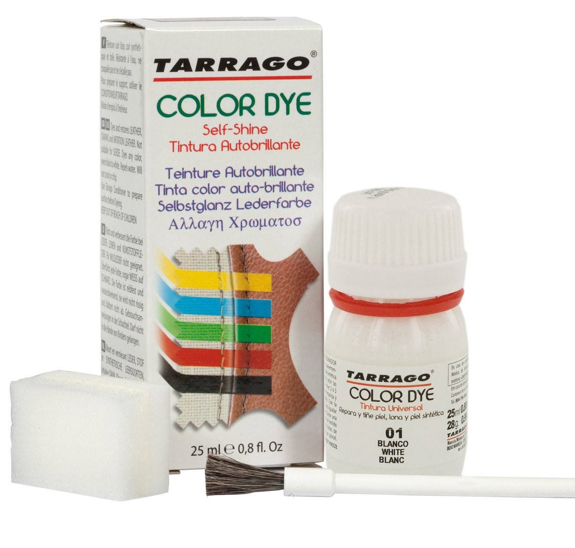 

Краситель для гладкой кожи и текстиля Tarrago Color Dye Белый