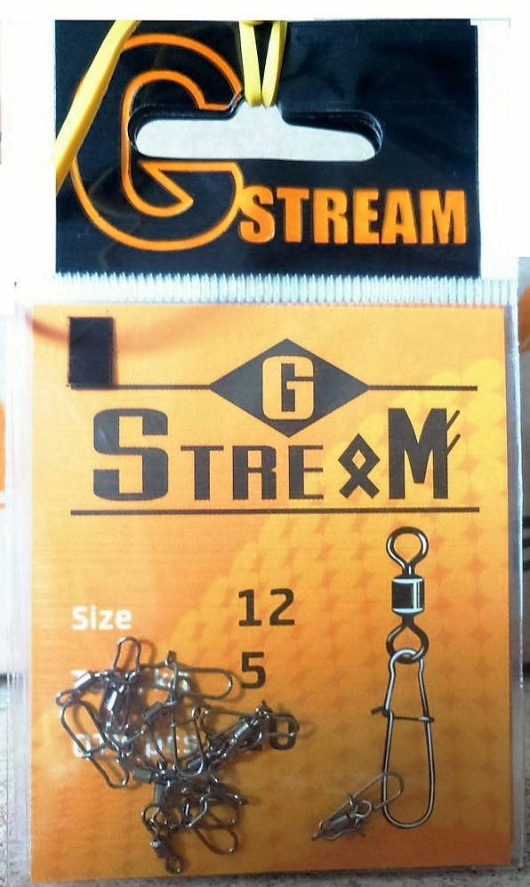 

Карабин американка с вертлюгом G.Stream №12 (10 шт)