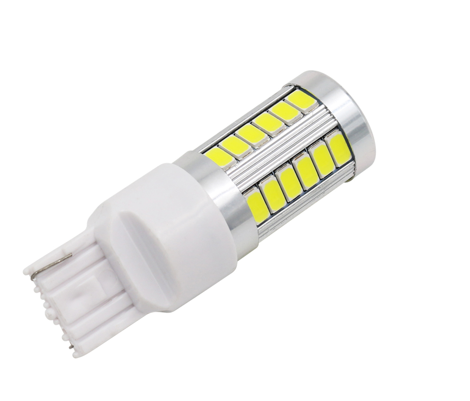 

Автолампа светодиодная LED, W21W, 7440, T20, 33 SMD 5630, 12В, Белая