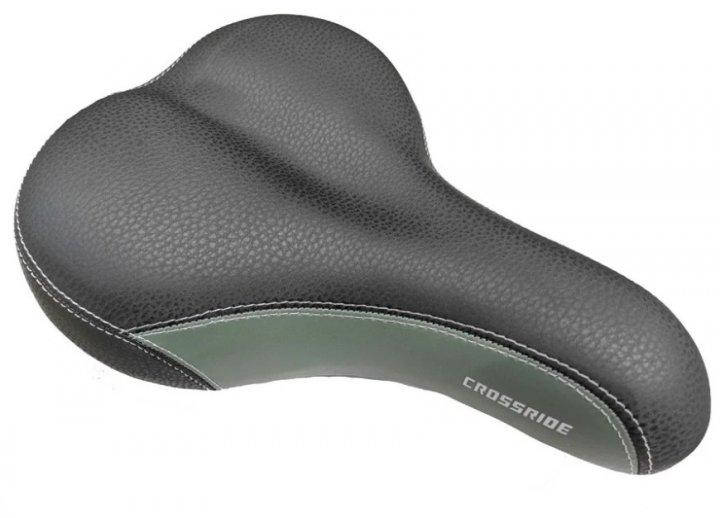 

Седло велосипедное Baisike черно-серое