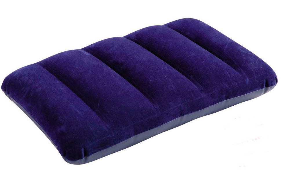 

Intex Подушка 68672 надувная, синяя, велюр, 48х32см