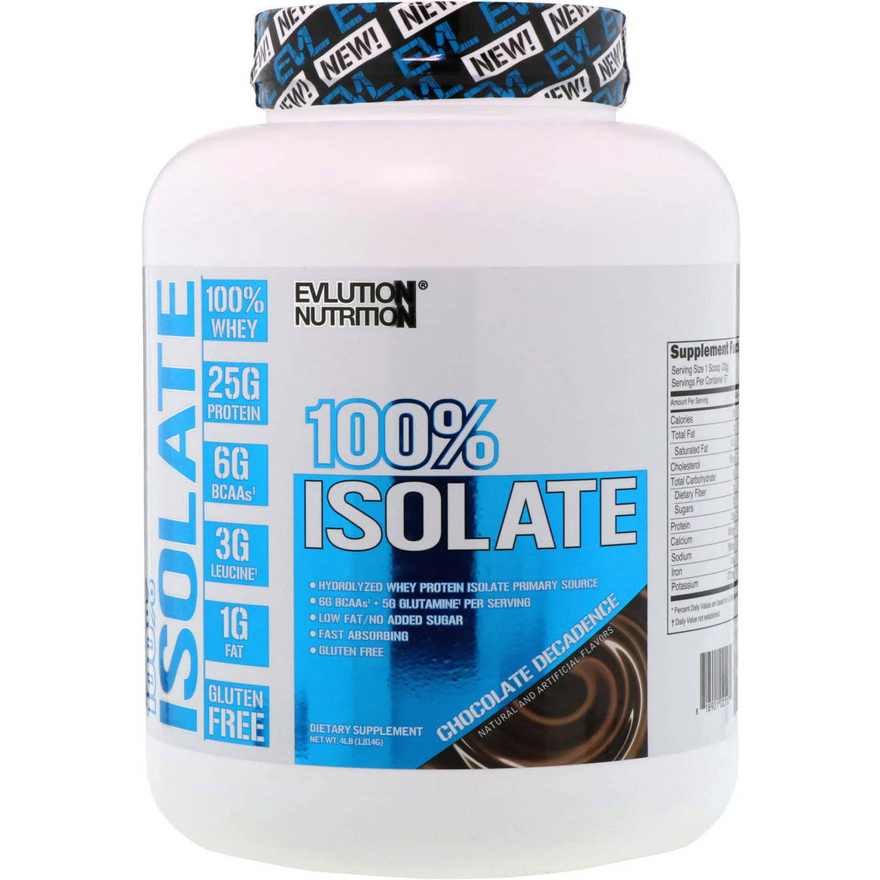 

EVL, 100% Isolate Protein (2,27 кг), изолят