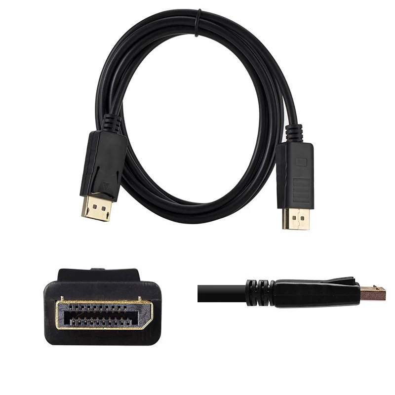 

Кабель DisplayPort-DisplayPort v1.3, 1.8м, Черный