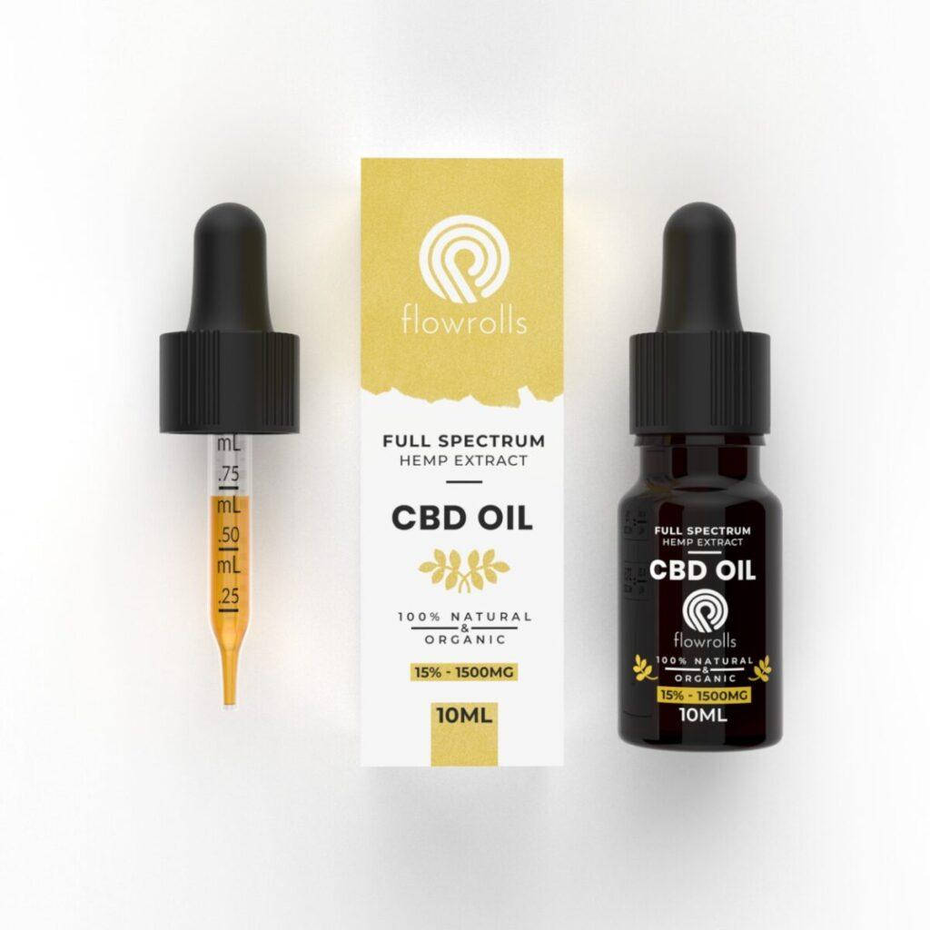 

Масло КБД CBD oil 15% Flowrolls Польша