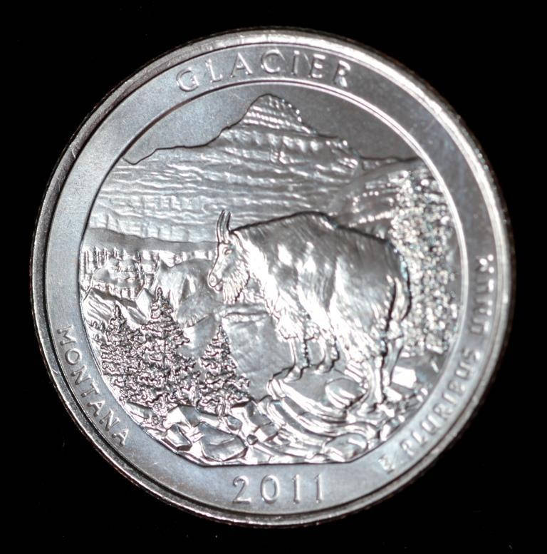 

Монета США 1/4 доллара 2011 г. Национальный парк Глейшер