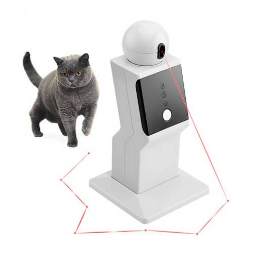 

Автоматическая лазерная указка игрушка робот проектор для кошек, батарейки, 105632