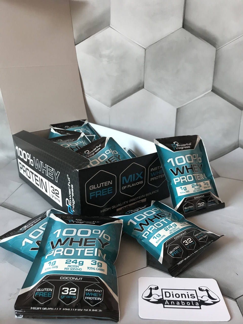 

100% Whey Protein MEGA BOX - 20 psc x 32 g