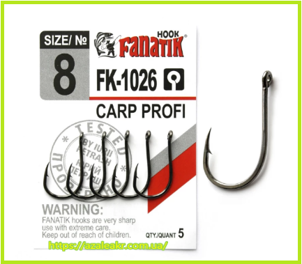 

Крючок Fanatik CARP PROFI FK-1026 №8